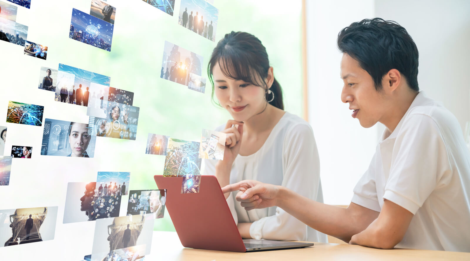 PCを使用する人たち