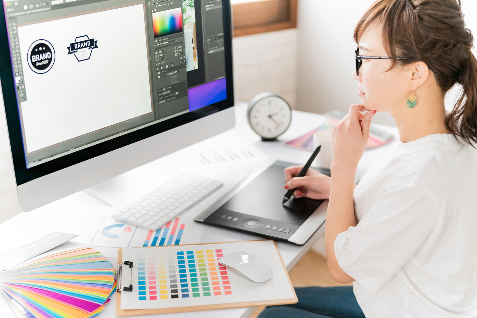 デザインを作成する人